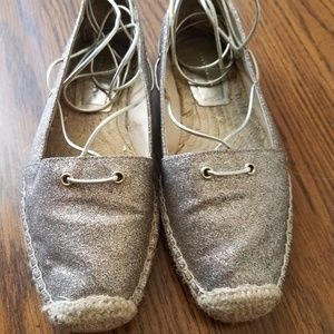 TODAY ONLY!Lace up espadrilles